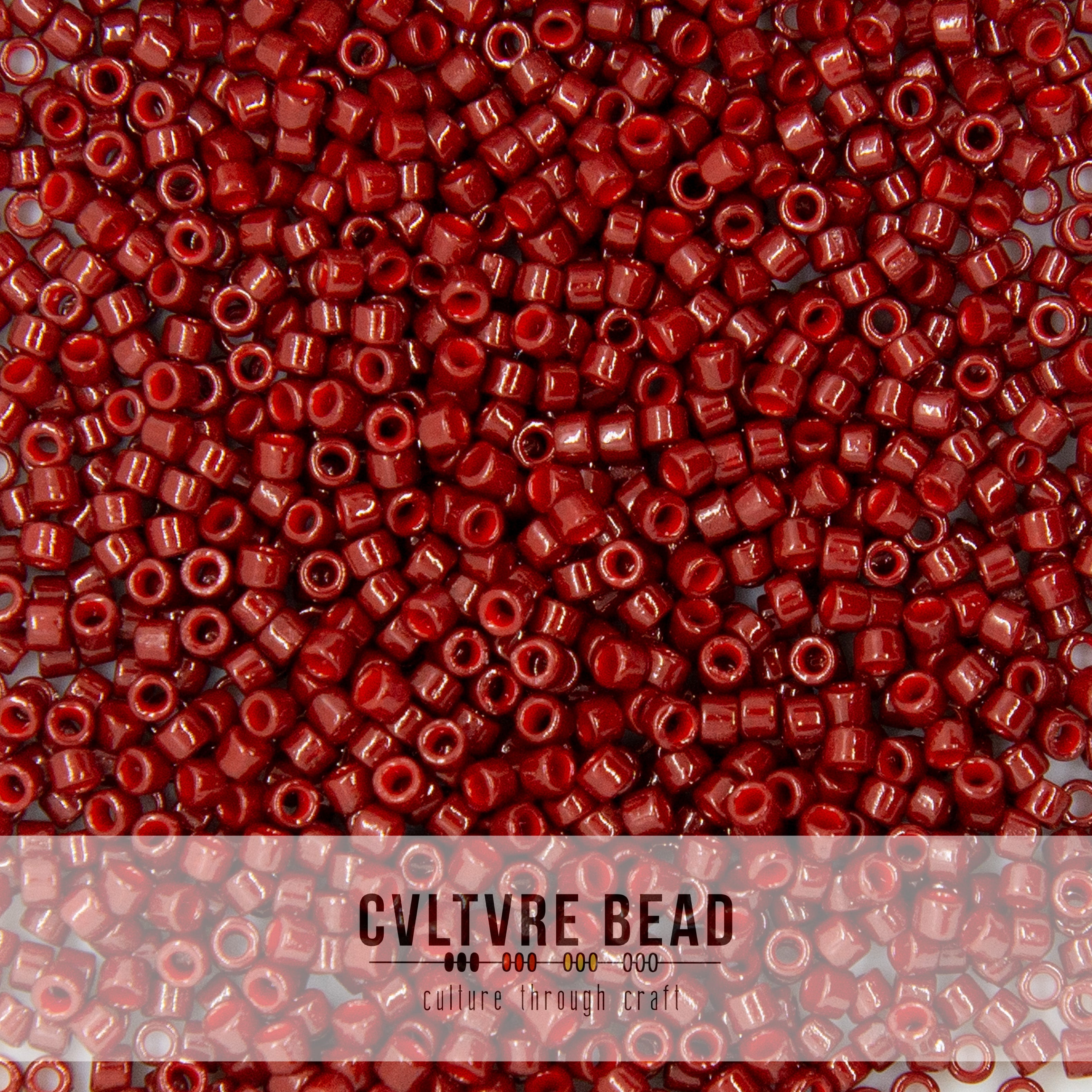 11/0 Duracoat Op. Maroon - Miyuki Delica - 7.2 gram tube